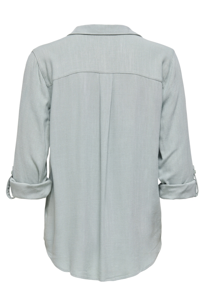 ONLYASMIN-SIESTA LS LINEN BL SHIRT 15349102 ABYSS